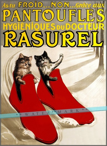 Pantoufle rasurell 1910 - rasurell, french